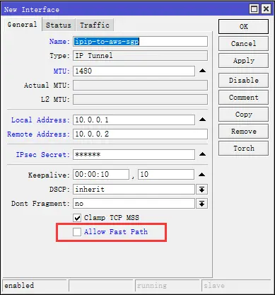 �ڷ���(w��)����ʹ��MikroTik RouterOS�ڔ�(sh��)��(j��)����֮�g��������