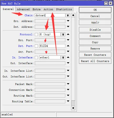 �ڷ������ϰ��bMikroTik RouterOS�����ú��εĶ˿��D�l(f��)